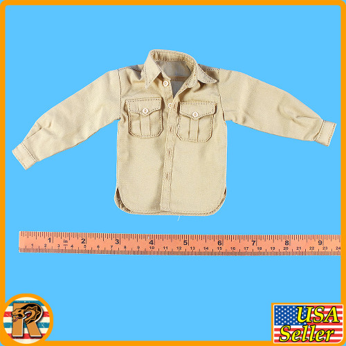 Otto S German WWII - Tan Shirt #2 - 1/6 Scale Part - DID